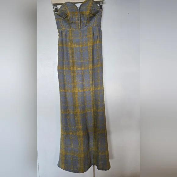 Anthropologie Maple Quilted Pastiche Maxi Dress. Size 2 - Picture 10 of 11